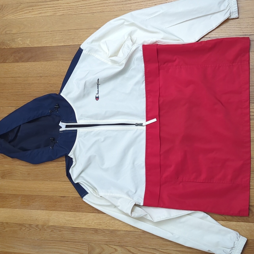 Champion Colorblock 1/2 Zip Packable Jacket